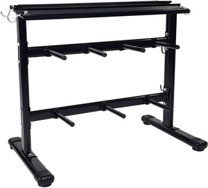 Tunturi dumbbell rek - halterrek - gewichtenrek en halterschijven standaard - 30mm
