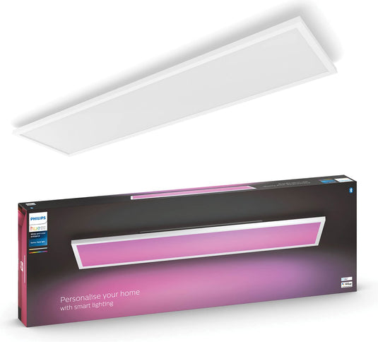 Philips hue surimu paneellamp – wit en gekleurd licht – wit – rechthoekig