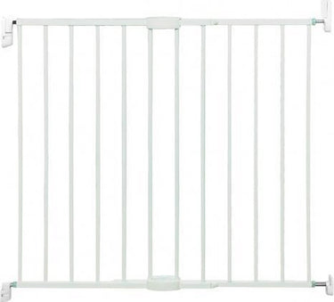 Munchkin metalen schroefhekje - traphek met boren - veiligheidshek met muurbevestiging - 64.5 tot 102cm - verstelbaar aan de boven- en onderkant - wit