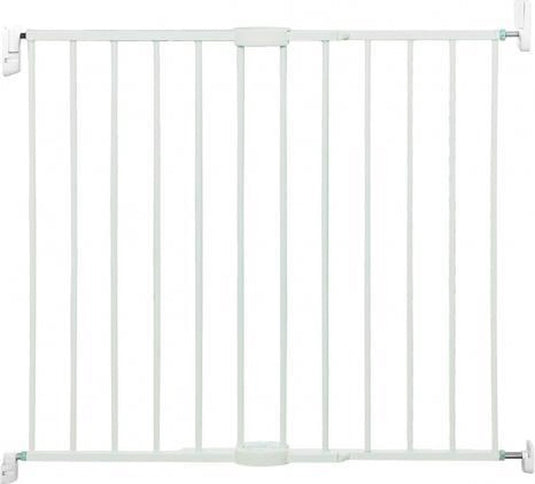 Munchkin metalen schroefhekje - traphek met boren - veiligheidshek met muurbevestiging - 64.5 tot 102cm - verstelbaar aan de boven- en onderkant - wit