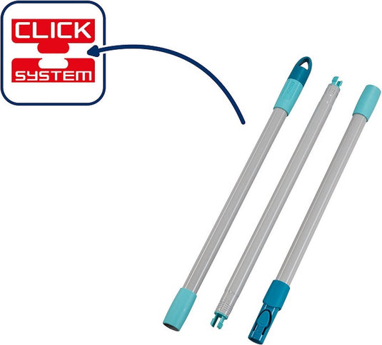 Leifheit 89026 steel 3-delig click system voor vloerwisser profi of combi nieuw