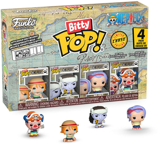 Funko one piece nami (bitty pop!) vinylfiguurtjes (set van 4) unisex pop! - neutraal - standard