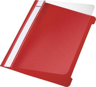 Leitz kunststof offertemap - a5 - 25 stuks - rood