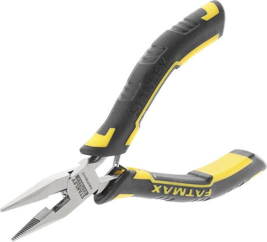 Stanley fatmax serie - mini pijptang - recht en langwerpig - bimateriaal handvat - 120mm
