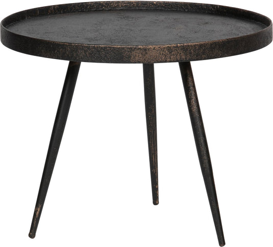 Woood bounds bijzettafel l - metaal - antique goud - 44x58x58