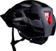 Dunlop fietshelm - mountainbike helm - maat m - verstelbaar 55-58cm - led verlichting - zwart