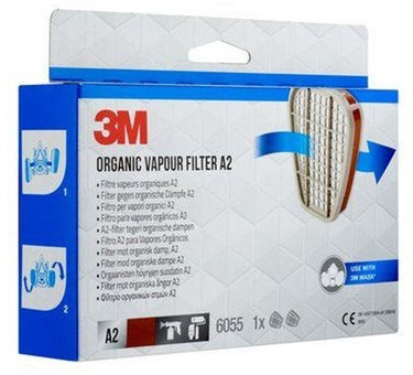 3m gasfilter a2 type 6055, 2 stuks