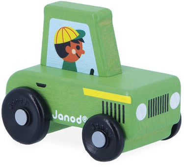 Janod - cross roads - houten tractor