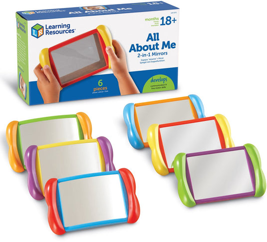 Learning resources all about me 2-in-1 mirrors - 2+