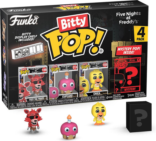 Funko pop! five nights at freddy's - bitty pop 4 pack 2.5cm - foxy