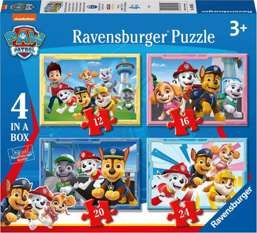 Ravensburger puzzel paw patrol - 12+16+20+24 stukjes