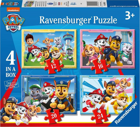 Ravensburger puzzel paw patrol - 12+16+20+24 stukjes