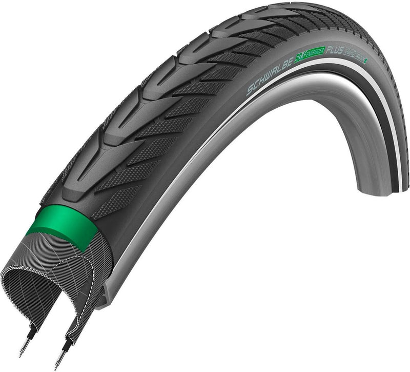 Load image into Gallery viewer, Schwalbe energizer plus green guard 50-622(28x2.00) zwart reflex

