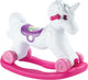 Dolu unicorn roze wit hobbelpaard 2509