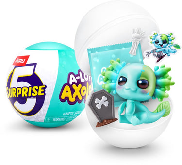 5 surprise zuru a-lot-a axolotls, pak uit en ontdek axolotls met verrassingsthema, met 5 unieke accessoires en speelaccessoires, leuk, fantasierijk speelgoed voor kinderen, cadeau voor jongens en meisjes vanaf 3 jaar oud