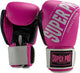Super pro combat gear (kick)bokshandschoenen rebel zwart roze wit 12oz
