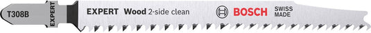 Bosch expert wood - figuurzaagblad - 2-side clean - 117mm - hcs