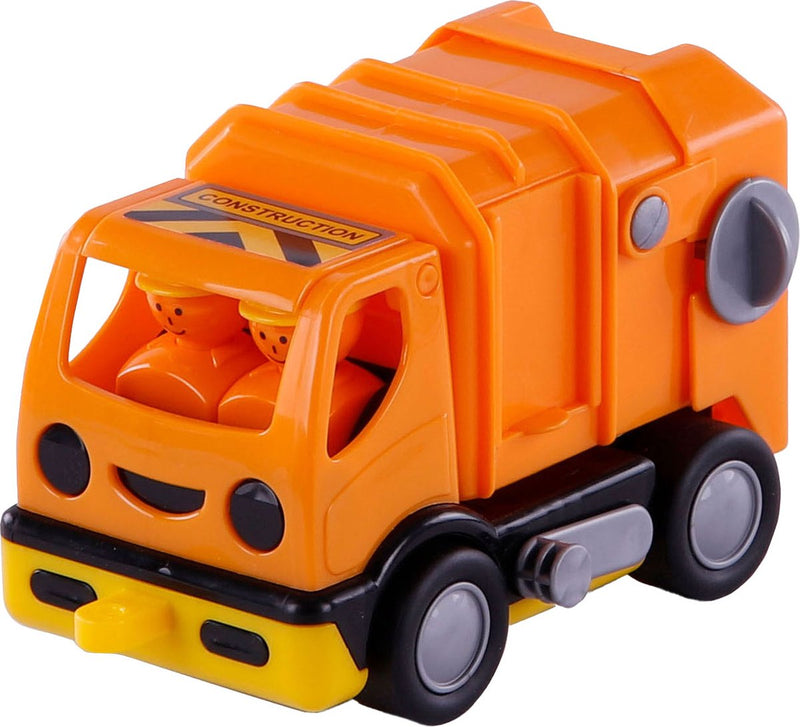 Load image into Gallery viewer, Cavallino mijn eerste vuilniswagen oranje, 19cm
