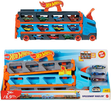 Hot wheels speedway oplegger speelset - speelgoedvoertuig
