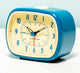 Kikkerland retro wekker - classic alarm clock - vintage - blauw