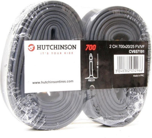 Hutchinson binnenbanden race 28 inch ventiel 48mm 700x20 25 fv (2 stuks)