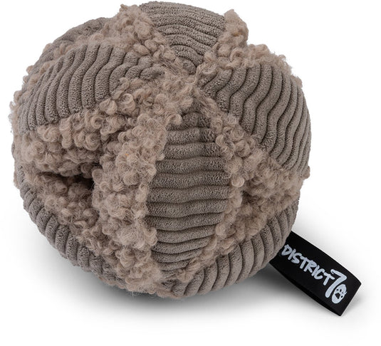 District 70 bobby – snuffelbal voor honden | stimuleert speurgedrag mentale uitdaging – taupe – small ø13 cm