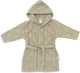 Jollein x nijntje - baby badjas badstof 3-4 jaar - badjas kinderen met capuchon - miffy jacquard - olive green