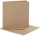 Creativ company kaarten enveloppen 12,5x12,5 cm naturel 10 stuks