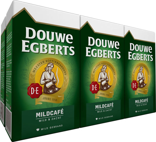 Douwe egberts mildcafé filterkoffie - 6 x 250 gram