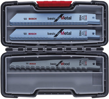 Bosch set zaagbladen recipro 15pc toughbox bas