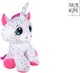 Take me home eenhoorn knuffel pluche wit roze 70cm sterrenprint.