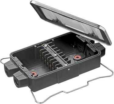 Proplus kabelverbindingsdoos - 8x4-polig - zwart