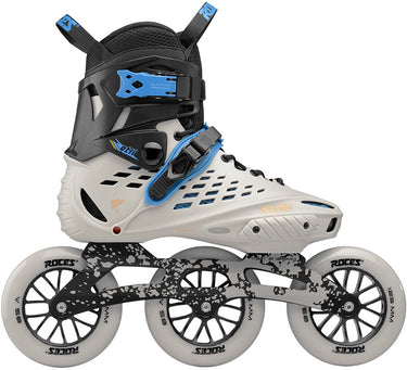Roces otli 125 skeelers volwassenen – 3x125mm wielen – speed inline skates – grijs zwart – maat 39
