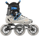 Roces otli 125 skeelers volwassenen – 3x125mm wielen – speed inline skates – grijs zwart – maat 45