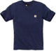 Carhartt 103296 workwear pocket t-shirt - relaxed fit - navy - s