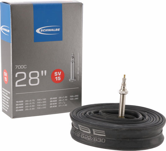 Schwalbe sv15 - binnenband fiets - frans ventiel - 40 mm - 28 x 3 4 - 7 8 - 1 - 11 16