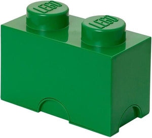 Lego - opbergbox brick 2 - polypropyleen - groen