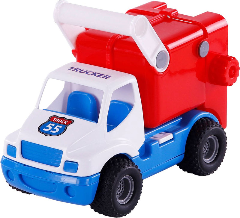 Load image into Gallery viewer, Cavallino grip vuilniswagen met rubberbanden, 29cm
