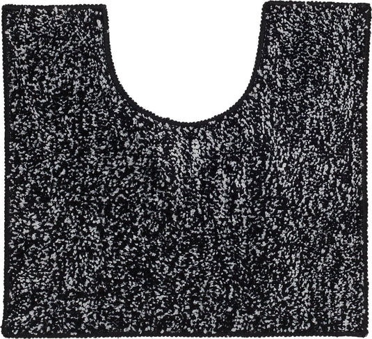 Sealskin speckles toiletmat 45x50 cm - 100% gerecycled polyester - zwart