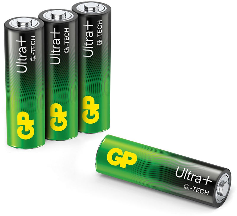 Load image into Gallery viewer, Gp ultra plus alkaline aa-batterijen 4pk
