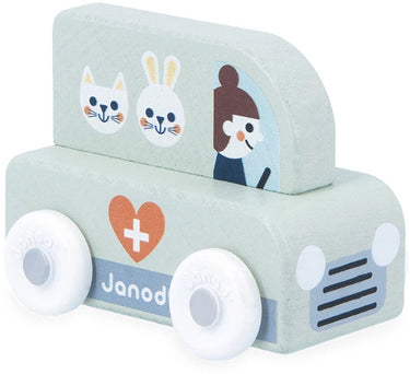 Janod - cross roads - houten dierenambulance