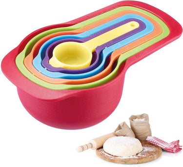 Westmark set van 6 maatlepels, inhoud: 7,5 15 60 85 125 250 ml, kunststof, bpa-vrij, matroschka, gekleurd, 30582270