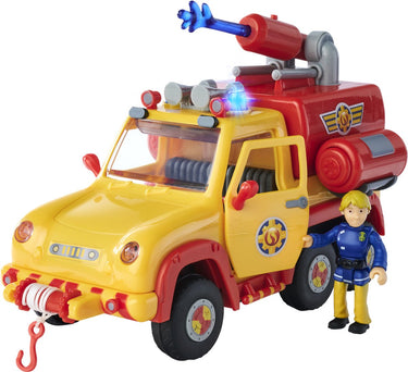 Simba - brandweerman sam brandweerauto venus 2.0 met figuur - speelgoedvoertuig - vanaf 3 jaar