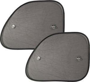 zonneschermen Hatchback zijruit 65 cm zwart 2 stuks