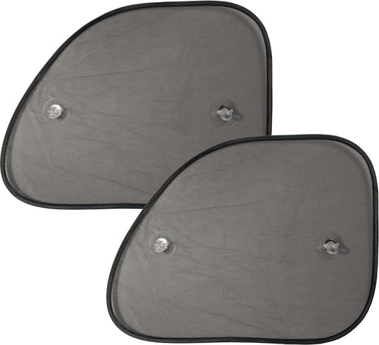 zonneschermen Hatchback zijruit 65 cm zwart 2 stuks