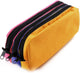 Kangaro penetui - rechthoekig - 3 vaks - 25 x 9 x 11 cm - oranje blauw fuchsia