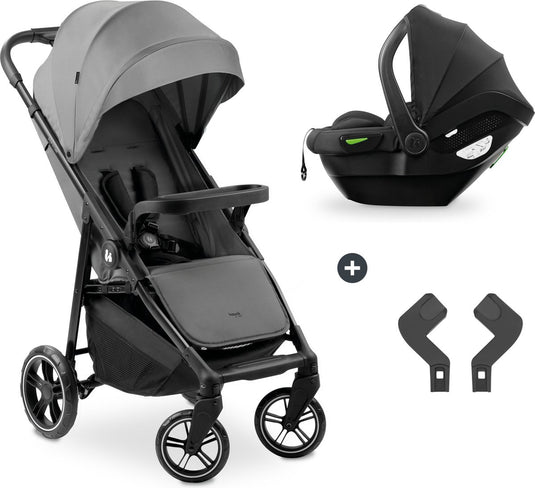 Hauck shop n care travel set grey