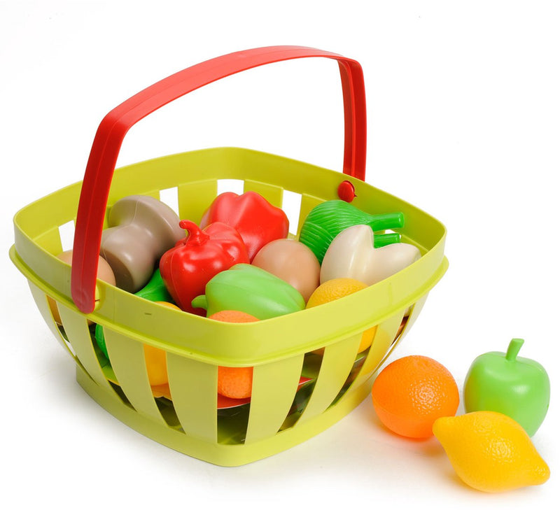 Load image into Gallery viewer, Ecoffier mand gevuld met groenten en fruit
