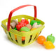 Ecoffier mand gevuld met groenten en fruit