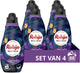 Robijn - vloeibaar wasmiddel - klein krachtig - black velvet - 4 flessen - 88 wasbeurten - voordeelverpakking